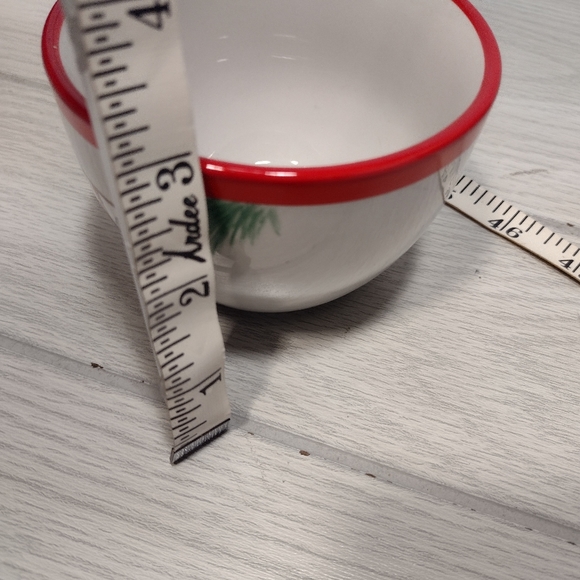 Everyday white Christmas porcelain Nesting Bowls set of 3 Merry, Noel, Joy. - Picture 8 of 11